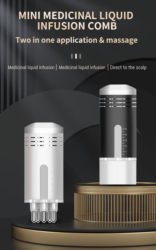 Mini Medical Medicinal Liquid Infusion Comb two in one application & Massage