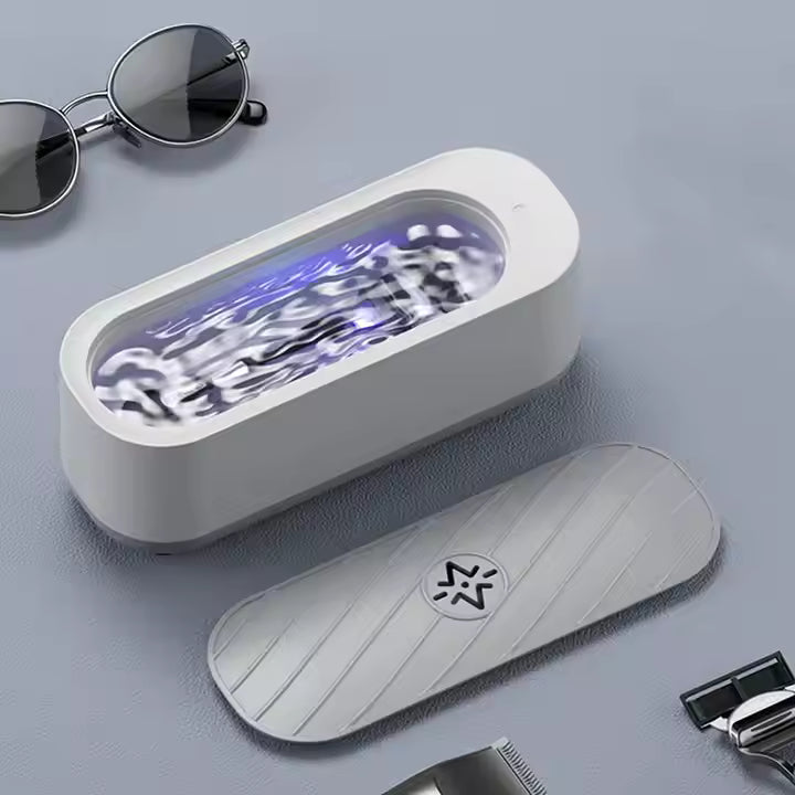 2024 Ultrasonic Cleaning Machine 45000hz High Frequency Vibration Wash Cleaner Washing Jewelry Glasses Watch Washing Small Ring