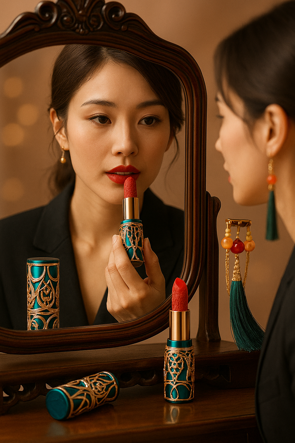 Phoenix Carving Lipstick Matte Velvet Durable Waterproof Lipstick