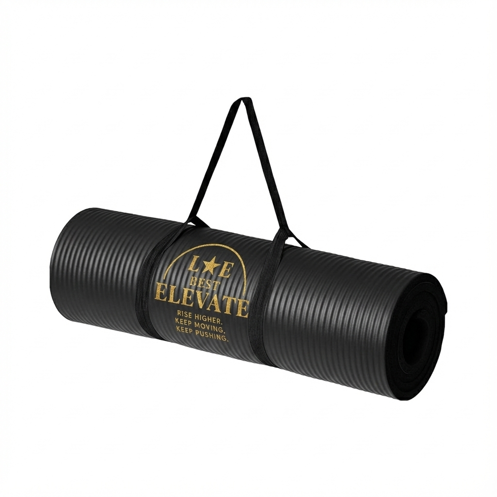 NBR Non-Slip Yoga Mat for Fitness &amp; Home Workouts