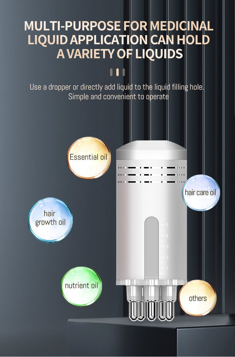 Mini Medical Medicinal Liquid Infusion Comb two in one application & Massage