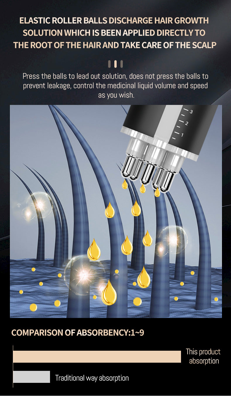 Mini Medical Medicinal Liquid Infusion Comb two in one application & Massage