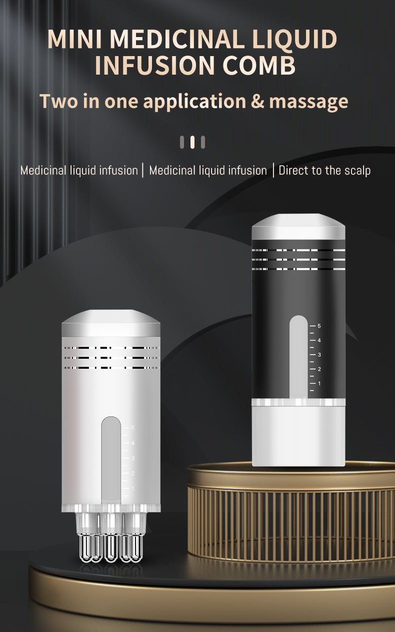 Mini Medical Medicinal Liquid Infusion Comb two in one application & Massage