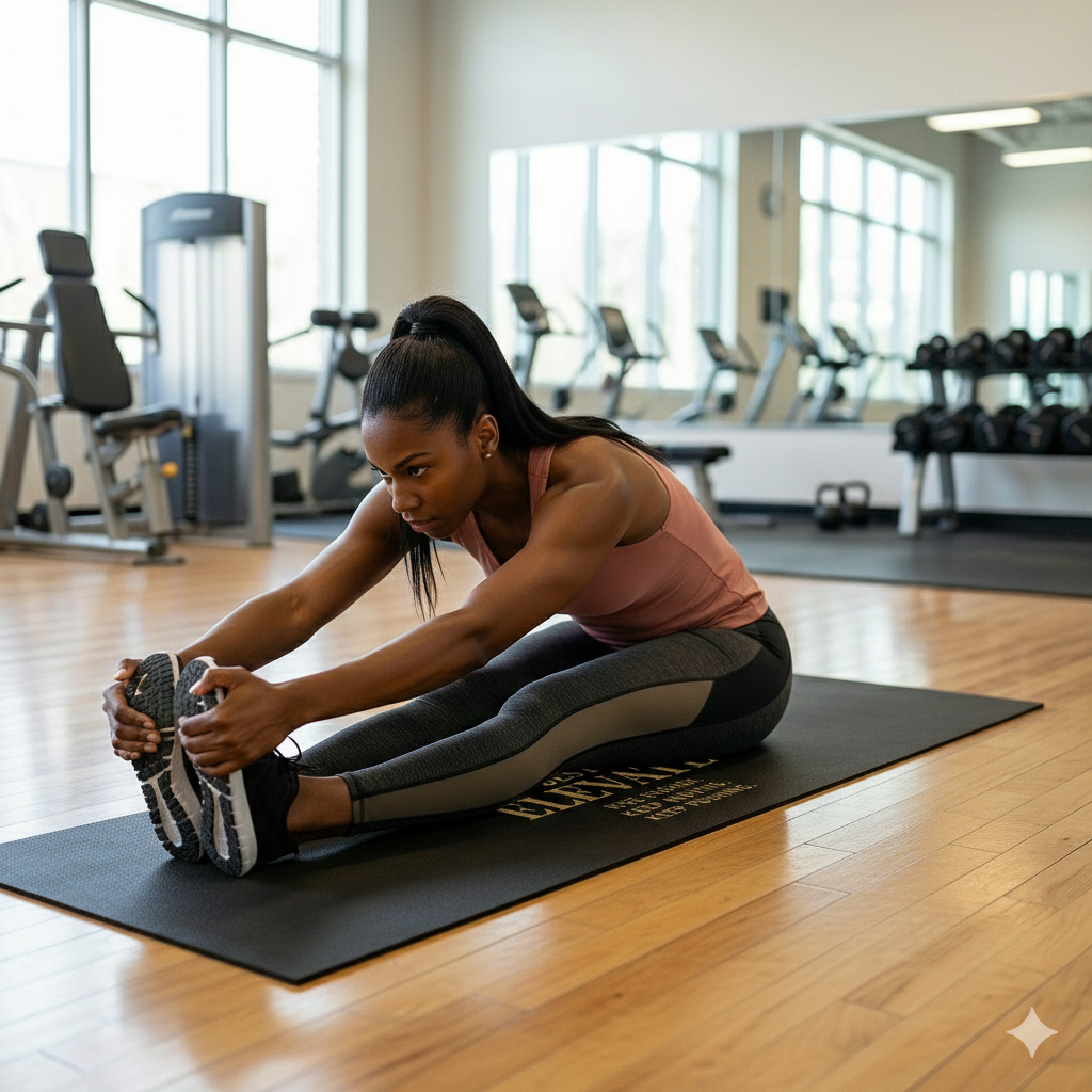 NBR Non-Slip Yoga Mat for Fitness &amp; Home Workouts